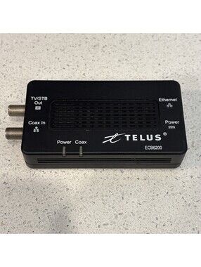 Telus Actiontec Bonded MoCA 2.0 Ethernet to Coax Adapter (ECB6200S02) No Ac Adap